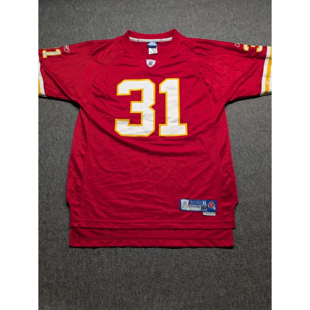 Reebok Kansas City Chiefs Priest Holmes Youth Size 18-20 Football Jersey #31
